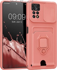 Resim m.tk moveteck Xiaomi Redmi Note 12 Pro 4g Kılıf Kamera Lens Korumalı Kızak Sürgülü Yüzüklü Kartvizitli Zumasilikon 