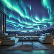 Resim Aurora Borealis Kuzey Işıkları Projektörü - USB Güçlü LED Gece Lambası Uzaktan Kumanda ile, Karartılabilir ve Renk Değiştiren - Oyun Odası, Yatak Odası, Oturma Odası Dekoru için Mükemmel - Harika Sevgililer Günü Hediyesi 