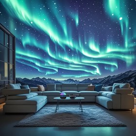 Resim Aurora Borealis Kuzey Işıkları Projektörü - USB Güçlü LED Gece Lambası Uzaktan Kumanda ile, Karartılabilir ve Renk Değiştiren - Oyun Odası, Yatak Odası, Oturma Odası Dekoru için Mükemmel - Harika Sevgililer Günü Hediyesi 