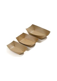 Resim Kayık Kağıt Kase Kraft 1 Lb 50 Adet 