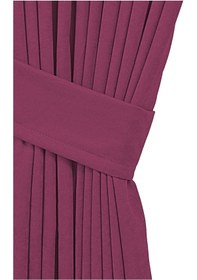 Resim Cheap's Home Petek Dokulu Kadife Dokuma Düz Dikiş Ekstrafor Büzgü Fon Perde Gül Kurusu Gülkurusu 