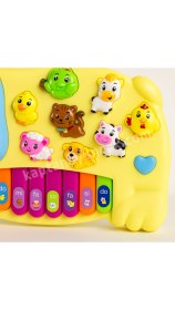 Resim Çiftlik Hayvan Sesli Eğitici Bebek Piyano Oyuncak - Köpek 
