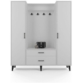 Resim Malta Portmanto - Beyaz 