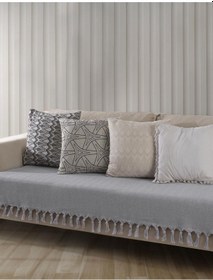 Resim Ella Koltuk Örtüsü 100x200 Cm - Gri 