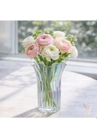 Resim Teal Cam Vazo - Şeffaf Şeffaf 