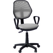 Resim Orianna Design Beyaz Fileli Bilgisayar Oyuncu Koltuğu Ofis Çalışma Sandalyesi Koltuğu Döner Sandalye 