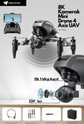 Resim welcomein Uzaktan Kumandalı Full Fonksiyon Şarjlı 8K UHD Kameralı Drone 13cm Wi-Fi Bağlantılı Kamera Özellik 