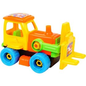Resim Eğitici Sök Tak Forklift Çok Renkli 