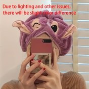 Resim 1/2 adet Disney Stitch Hızlı Kuruyan Saç Havlusu Şapka - Sevimli 3D Kulaklar ve Elastik Bantlı Yumuşak, Emici Mercan Polar, Kadınlar için Mükemmel Duş, Ev Kullanımı ve Seyahat için - İdeal Doğum Günü, Anneler Günü veya Yılbaşı Hediyesi, Seyahat Gereksinimleri, Oynak Tasarım, Hızlı Kuruyan Kumaş 