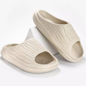 Resim Kenka Platform Terlikler Evde Kullanılan Kauçuk Terlikler 214723819 Bej 