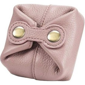 Resim Ganzhoushop Suntek Ruj Pembe Mini Deri Cüzdan Bozuk Para Kesesi Pembe 