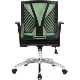 Resim Savona Yeşil Fileli Krom Çalışma Koltuğu Ofis Koltuğu Yeşil 