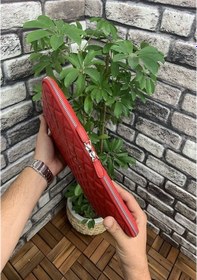 Resim Guard Kırmızı Capitone Clutch Çanta (554491593) 