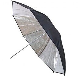Resim Ayex 33" 84 CM Siyah Gümüş Stüdyo Reflektör Şemsiyesi 
