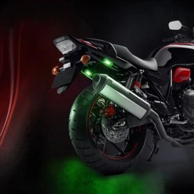 Resim Greathings 2 Adet 7 Renk 30 Mod Bisiklet Motor Drone Çakar Lamba, Bisiklet Işığı, Motor Drone Aksesuar Işık 