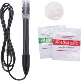 Resim Pandoraplanet Nanlıy-1 Adet PH-201 Siyah Laboratuvar Elektrodu Elektrot Sensörü Konnektörü Probu Ph Kompozit Elektrot (Yurt Dışından) 