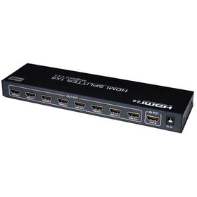 Resim S-link SW-KC32 8 Port 4K - 2K HDMI Splitter 