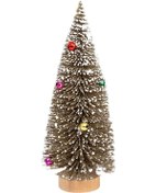 Resim Homyl Masaüstü Yapay Yılbaşı Ağacı Parti Masa Koyu-altın 