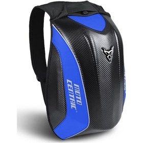 Resim Motocentric Suya Dayanıklı Sert Karbon-fiber Motosiklet Sırt Çantası 11-mc-0077 Mavi 