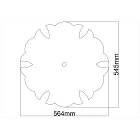 Resim Motifpiyer Lamba Tavan Göbeği-Motifli-Modellemeler-78-2 Adet 