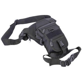 Resim Tactical Siyah Özel Bölmeli Silah Taşıma Bel Ve Bacak Çantası Siyah 