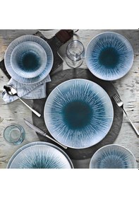 Resim Kütahya Porselen Teos 24 Parça Yemek Seti Krem Nano 5-Dg35 