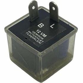 Resim DEMİROK 12v Flaşör 2 Uçlu Motosiklet (L-B) 