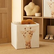 Resim Çocuk Odası Sevimli Zürafa Kutu 33 X 30 X 33 Cm Ocean Home Textile