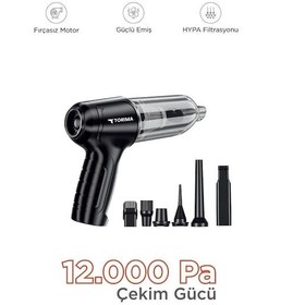 Resim Torima LT-107C Mini Şarjlı Araç El Süpürgesi 