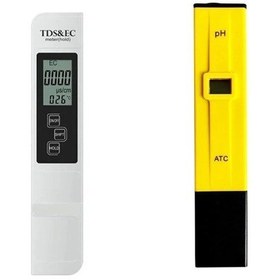 Resim Topraksız Tarım Ölçüm Seti Ph Metre-ec Metre 