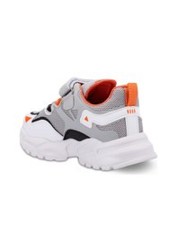 Resim Slazenger KAJAL I Çocuk Cırt Cırtlı Gri / Beyaz Sneaker 
