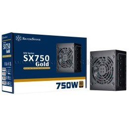 Resim Silverstone SX750G 750W 80+ GOLD SFX Tam Modüler Güç Kaynağı (SST-SX750-G) 