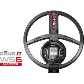 Resim XP Dedektör Xp Ws6 Master Dedektör (Ws6 Kablosuz Kulaklık ve 22CM Fmf Başlık Ile) Siyah 