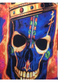 Resim Ym Üniversal Sele Oturak Kılıfı Kırmızı Kurukafa 