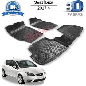 Resim Seat Ibiza 3D Havuzlu Paspas 2017- 