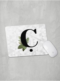 Resim Panorama Ajans Ç Harfi Yeşil Yapraklı Mouse Pad 