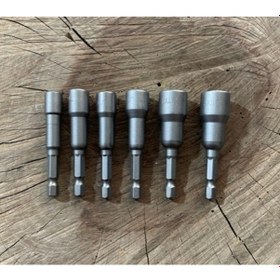 Resim ÖZS LOKMA UÇ BİTS UÇ VİDA SIKMA SOMUN TUTUCU 6PARÇA 6MM DEN 13MM KADAR 