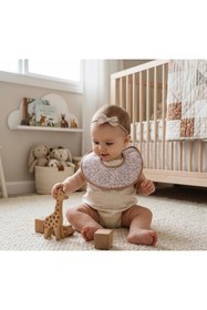 Resim Aluve 3 Katmanlı Sıvı Geçirmez Müslin Bebek Mama Önlüğü Seti- 3'lü set-1, ( Doğum günü, Babyshower hediyesi ) 
