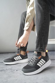 Resim Muggo Kens Garantili Erkek Ortopedik Günlük Bağcıklı Yürüyüş Koşu Sneaker Spor Ayakkabı 