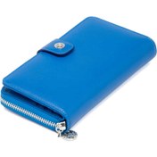 Resim Mavi Deri Kadın Cüzdan - S1CB00005789-J1F 