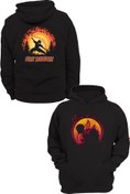 Resim remonz Avatar Ateş Bükücü Çift Baskılı, %100 Pamuk, 3 Ipl. Şardonlu, Içi Polar, Çok Kalın Hoodie 