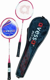 Resim Avessa Bst-100K Badmington Raket Set Kırmızı 