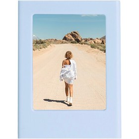 Resim Fujifilm Instax Mini Film Uyumlu Mıknatıslı Mavi Fotoğraf Çerçevesi 