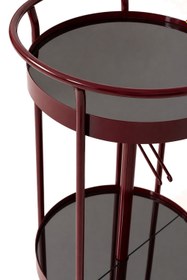 Resim Vino Servis Arabası - Bordo 