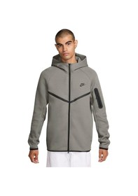 Resim Nike Tech Fleece Fz Windrunner Hoodie Erkek Yeşil Sweatshirt-sportxoutlet Yeşil 