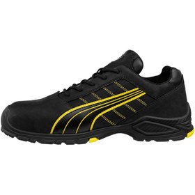 Resim Puma Safety Amsterdam Sarı Siyah Low Alüminyum Burunlu İş Ayakkabısı S3 SRC 45 Numara 