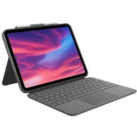 Resim Logitech Combo Touch Oxford Gri 920-011381 Ipad Kılıfı 