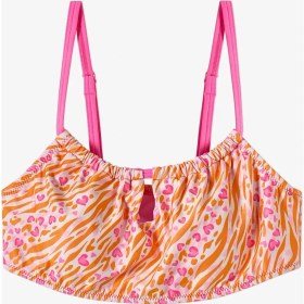 Resim Penti Pembe Genç Kız Safari Halter Bikini Takımı 