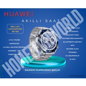 Resim Huawei Watch Ultimate Akıllı Saat 3 Farklı Buton (DÖNER TAÇ, FONKSİYON TUŞU VE YENİ YARDIMCI ASİSTAN) 