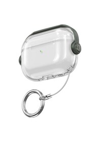 Resim Apple Uyumlu AirPods Pro 3 3.nesil Tema Kılıf - Yeşil Düz Renkli 